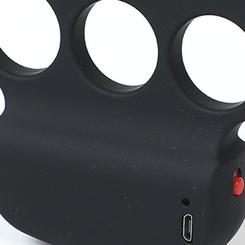 Fist-shaped prank toy with USB charging