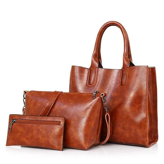 New three-piece fashionable women's handbag