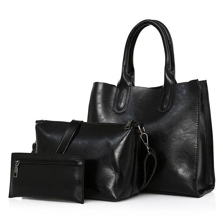 New three-piece fashionable women's handbag